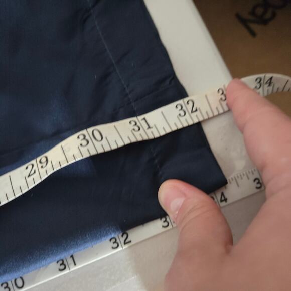 Vintage Y2K Navy Pink Stripe Nylon Windbreaker Pants Size XL Athletic Sporty - Picture 7 of 9